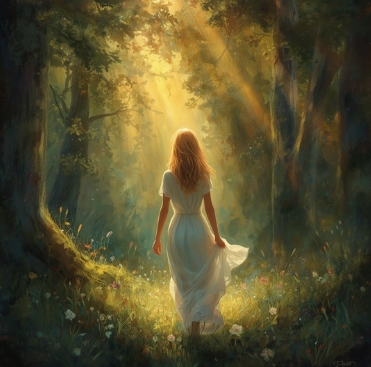 WomanInTheForest